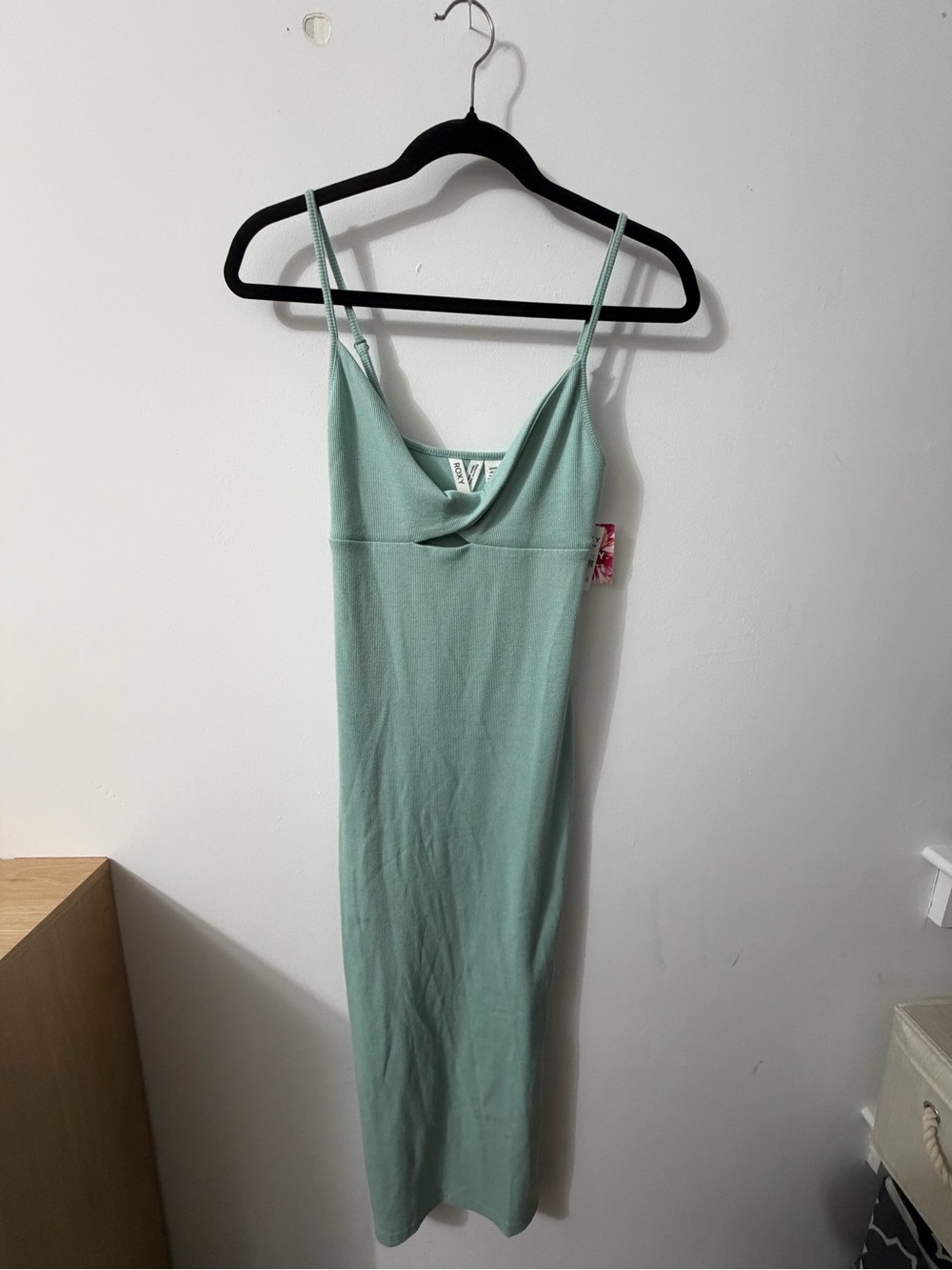 Roxy Mint Green Spaghetti Strap Maxi Dress